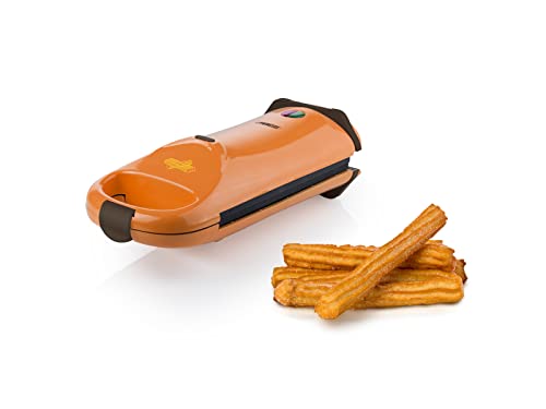 Princess 132401 Churrera Máquina, 4 Churros a la Vez, función de Giro, 700 W, Plastique Sans BPA