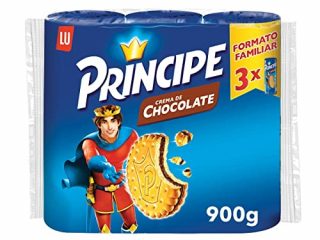 Príncipe Original - Galletas Rellenas de Chocolate con Leche - 3 Paquetes de 300 g
