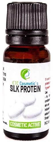 Proteína de seda – 12 gr – como un ingrediente para formulaciones cosméticas, recomendado en todos los tipos de productos para el cuidado de la piel y el cabello.