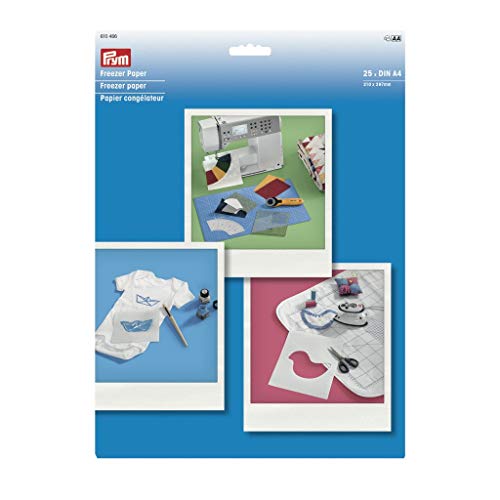 Prym - Papel para congelador DIN A4, 25 hojas, color blanco, talla única