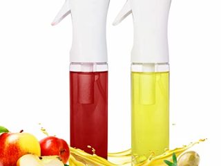 Pulverizador Aceite. Spray aceite cocina. 2uds Aceitera Spray Vaporizador de Aceite de Oliva y Limon. Dispensador de Aceite, Dosificador de Aceite en Spray. Vaporizador Vinagre Spray para cocinar