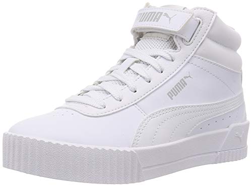 PUMA Carina Mid, Zapatillas Mujer, Blanco, 42.5 EU