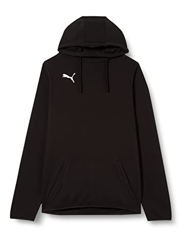 Puma Liga Casuals Hoody, Sudadera con Capucha para Hombre, Negro (Puma Black/Puma White), XL