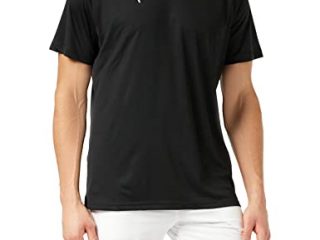 Puma Liga Core H Camiseta de Manga Corta, Hombre, Negro/Blanco Black White, L