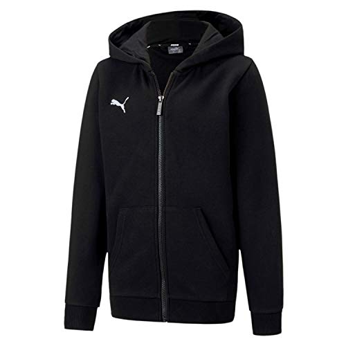 PUMA Teamgoal 23 Casuals Hooded Jacket Jr Chaqueta De Entrenamiento, Niños, Black, 152