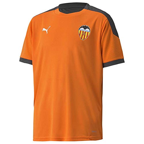 PUMA Valencia CF Temporada 2020/21-Training Jersey Jr Vibrant Orange-As Camiseta, Niño, Naranja, 128