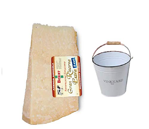 Queso Parmesano Bonat 1KG curado durante 24 meses + cubo de hielo incluido en el precio