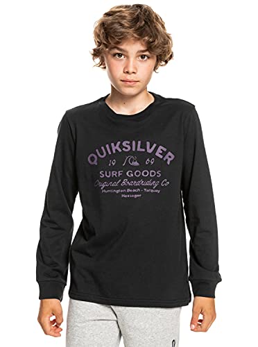 Quiksilver - Camiseta de Manga Larga - Niños - Negro