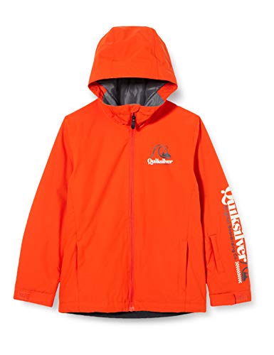 Quiksilver In The Hood - Chaqueta Para Nieve Para Niños 8-16 Chaqueta Para Nieve, Niños, pureed pumpkin, M/12