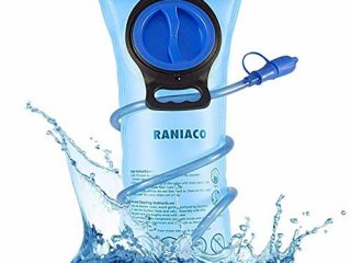 Raniaco Bolsa de Agua Portátil de 2 Litro, Bolsa de Agua Deportiva para Usos en Espacios Exteriores