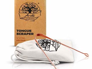 Raspador de Lengua | Elimina el Mal Aliento | Fácil de usar | Limpiador Lingual de Cobre | Propiedades Antibacterianas | Uso Recomendado por Dentistas | Medicina Ayurveda | Arista Ayurveda