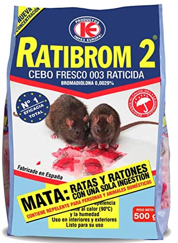 RATIBROM 2 Cebo Fresco 500 grs.
