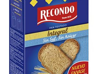 Recondo - Pan Tostado 30 Rebanadas Integral Muy Bajo En Sal Y Sin Azúcares Añadidos