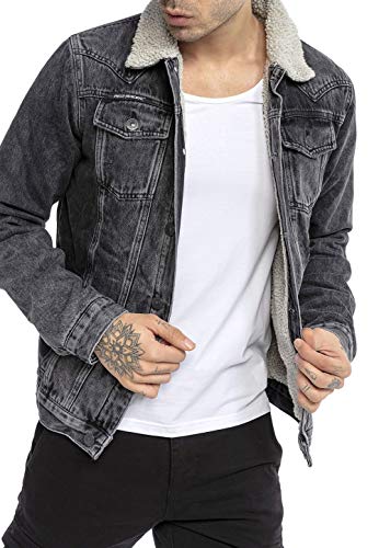 Redbridge Chaqueta vaquera con forro sintético Cazadora Denim Negro XL