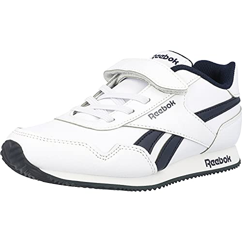 Reebok Royal Cljog 3.0 1V, Zapatillas de Deporte, White/Collegiate Navy/White, 33 EU