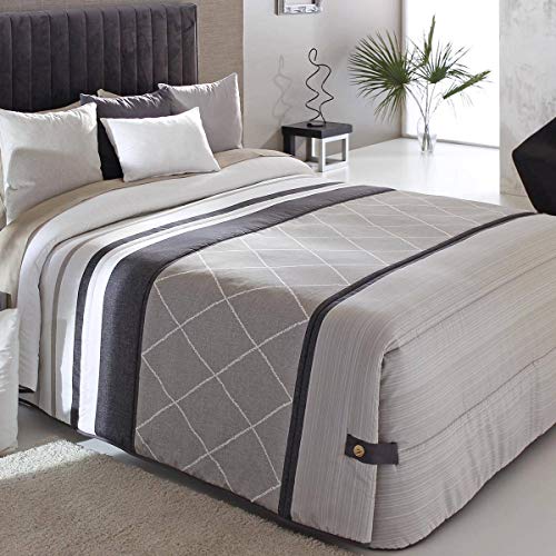 Reig Marti - Edredón Conforter Carson 02 - Cama 150 Cm - Color Beig C01