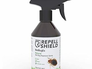 RepellShield Spray Antiacaros Colchón, Alfombras y Sofás - Spray Anti Acaros, Chinches y Más - Alternativa Ecológica a Bomba de Humo y Bomba Insecticida Insectos - Ahuyentador Chinches de Cama, 250ml