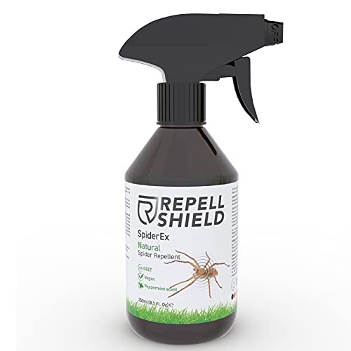 RepellShield Spray Repelente Anti Arañas - Repelente Arañas para Eliminar Arañas de Manera Efectiva - Repelente de Arañas Natural con Aceite de Menta - Alternativa Ideal al Mata Arañas Común, 250 ml