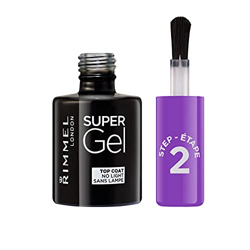 Rimmel London Super Gel Top Coat Tono Top Coat, 12 ml