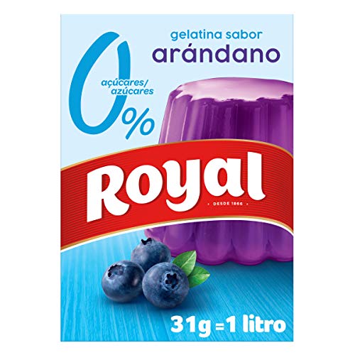 ROYAL gelatina de arándanos light caja 31 gr