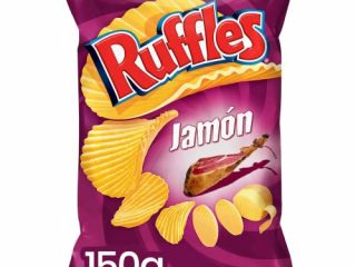 Ruffles Jamon Patatas Fritas, 150g