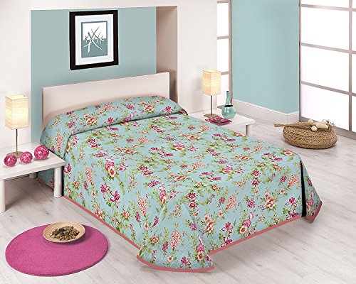 SABANALIA - Colcha Estampada Paris (Disponible en Varios tamaños) - Cama 90-180 x 280