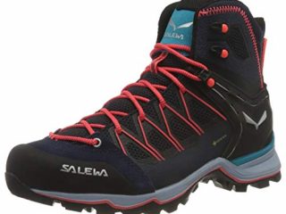 Salewa WS Mountain Trainer Lite Mid Gore-TEX Botas de Senderismo, Premium Navy/Blue Fog, 40 EU