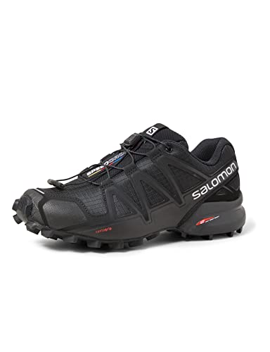 Salomon Speedcross 4, Zapatos de Trail Running Mujer, Black/Black/Black Metallic, 39 1/3 EU