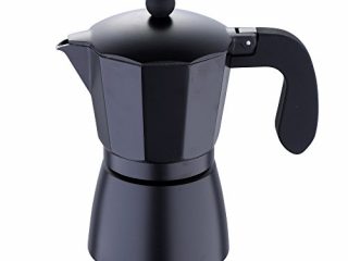 San Ignacio CAFETERA 6T ALU Florencia Black SG, Aluminio, Negro