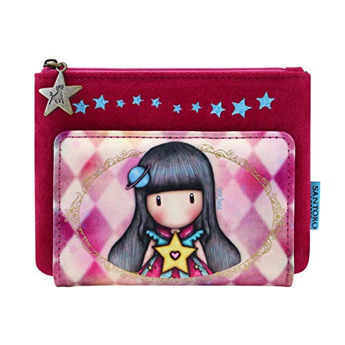 SANTORO GORJUSS Billetero Pequeño 872GJ03, Mujeres, Rosa, 10 x 14 x 1,5 cm