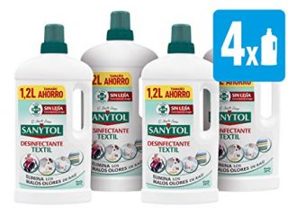 Sanytol - Desinfectante para Ropa sin Lejía - [Pack de 4 x1200ml]- Total: 4800 ml