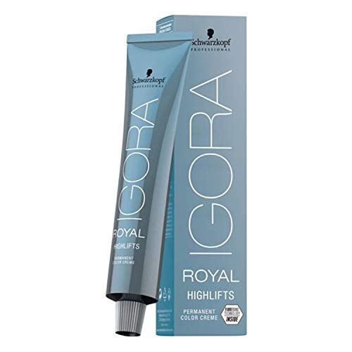 Schwarzkopf Igora Royal Highlifts Coloración Permanente En Crema Para El Cabello 12-11, Rubio Claro, Vanilla, 60 Mililitro