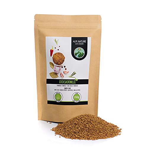 Semillas de fenogreco (250g), 100% naturales, veganas y sin aditivos, fenogreco en granos especia