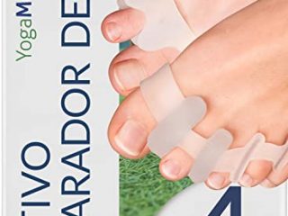 Separador Dedos Pie [4x] para todos los pies, 2 pares diferentes, silicona mejorada, 0% BPA, un tamaño para todos - silicona gel