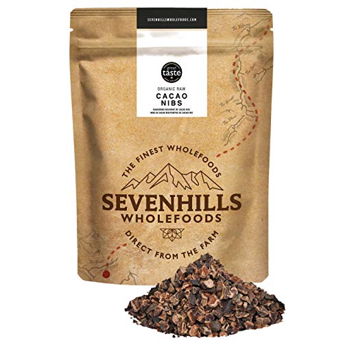 Sevenhills Wholefoods Puntas de Cacao Crudo Orgánico (Nibs) 1kg