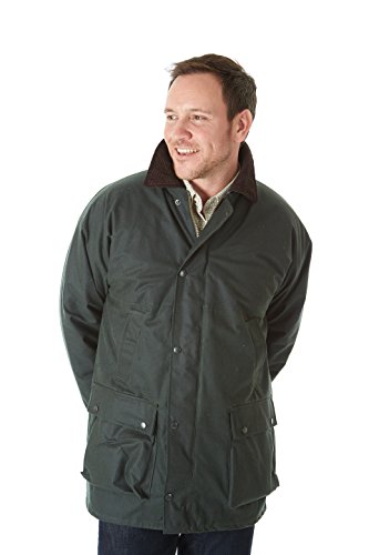 Sherwood Forest de Wet de Chaqueta, Acolchada, Todo el año, Unisex, Color Verde - grün - olivgrün, tamaño 28 Inch Inch