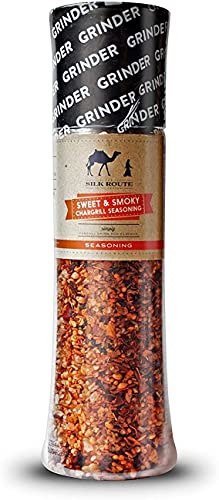 Silk Route Spice Company Molinillo De Dulce y ahumado de Chargrilled condimento 245 g / 8,6 oz