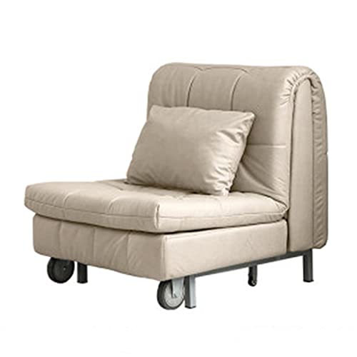 Sillón Butaca Sofá cama individual plegable doble propósito nórdico hogar pequeño apartamento balcón perezoso almuerzo descanso reclinable retractable cama retráctil para el Dormitorio de la Sala de E