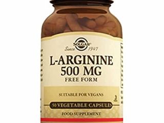 Solgar L-arginina Cápsulas Vegetales De 500 Mg, 50 Unidad, 100 g