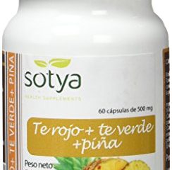 SOTYA - SOTYA Té Verde, Té Rojo y Piña 60 cápsulas 500 mg