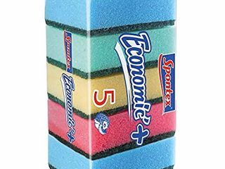 Spontex 61590001 Estropajos con Esponja de Poliuretano, 5 Unidades