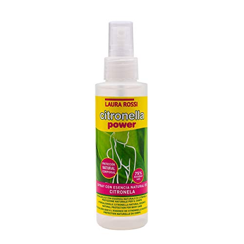 Spray de Citronela Refrescante Corporal para los Días de Calor en Verano, Anti-Mosquitos Natural, Repelente de Bichos, Agradable Aroma Cítrico - 125ml