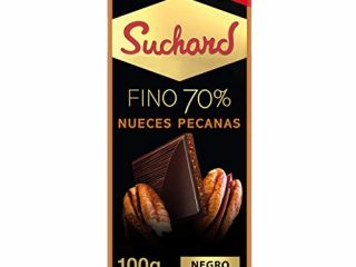 Suchard - Roc Chocolate Negro 70% con Nueces Pecanas - Tableta de 100 g