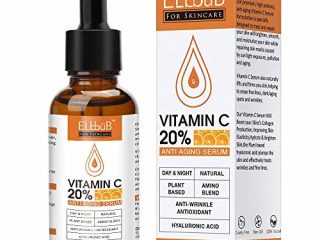 Suero de Vitamina C para Rostro - Suero Facial Puro con 20% Vitamina C, ácido hialurónico, Vitamina B para Suero Anti edad para Rostro, Cuello y Contorno de Ojos