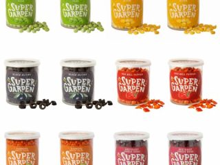 Super Garden paquete económico: 12 tazas de vegetales liofilizados - Snack saludable - Producto 100% puro y natural - Apto para veganos - Sin azúcares, aditivos artificiales ni conservantes añadidos