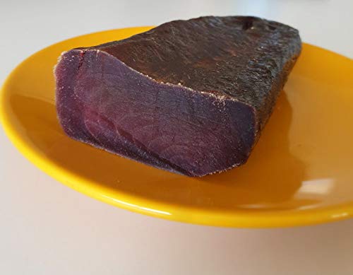 Taco de mojama de atun extra de 400 gramos aproximadamente.