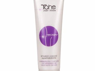 Tahe Laser System Emulsión Corporal/Crema Post-Depilatoria Super Hidratante con Extracto de Caléndula y Ansarina, 250 ml