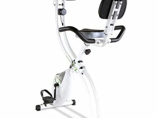Tecnovita by BH Bicicleta estática Plegable Back FIT YF91 Sillín con Respaldo. Sistema de Freno magnético. Monitor LCD fácil Uso