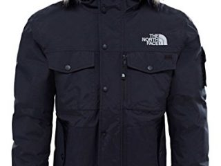 The North Face M Gotham Chaqueta De Plumón, Hombre, Negro/Gris (TNF Black/High Rise Grey), XS