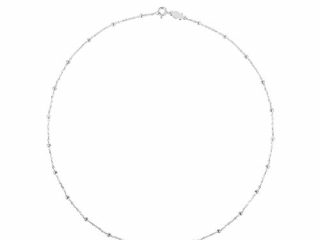 TOUS - Gargantilla Corta de Plata de Primera Ley con Detalles - 45,5 cm de Largo